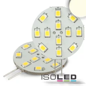   G4 LED szpot fényforrás, 12 SMD, 2W, semleges fehér, oldalsó foglalattal