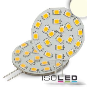   G4 LED szpot fényforrás, 21 SMD, 3W, semleges fehér, oldalsó foglalattal