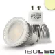 GU10 LED szpot fényforrás, 6W, diffúz üveg, meleg fehér