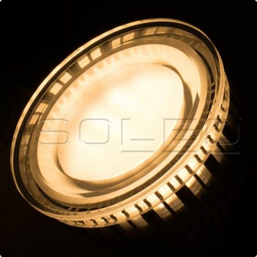 MR16 LED szpot fényforrásfény 6W üveg diffúz, 120°, meleg fehér