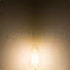 E14 LED gyertya fényforrás, 2 W, átlátszó, meleg fehér, dimmelheto