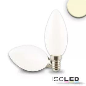  E14 LED gyertya fényforrás, 4 W, opál, meleg fehér, dimmelheto