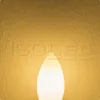 E14 LED gyertya fényforrás, 4 W, opál, meleg fehér, dimmelheto