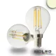 E14 LED Illu fényforrás, 4 W, átlátszó, meleg fehér, dimmelheto