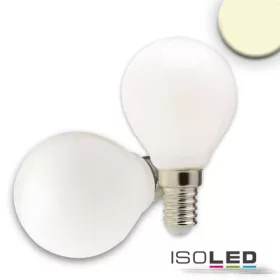   E14 LED Illu fényforrás, 4 W, opál, meleg fehér, dimmelheto