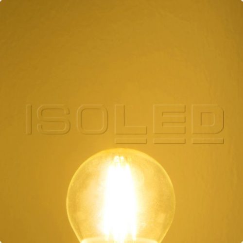 E27 LED Illu fényforrás, 4 W, átlátszó, meleg fehér, dimmelheto