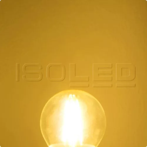 E27 LED Illu fényforrás, 4 W, átlátszó, meleg fehér, dimmelheto