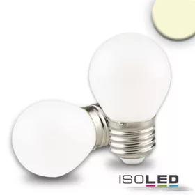   E27 LED Illu fényforrás, 4 W, opál, meleg fehér, dimmelheto