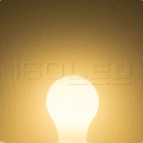 E27 LED körte, 8 W, tejszeru, meleg fehér, dimmelheto