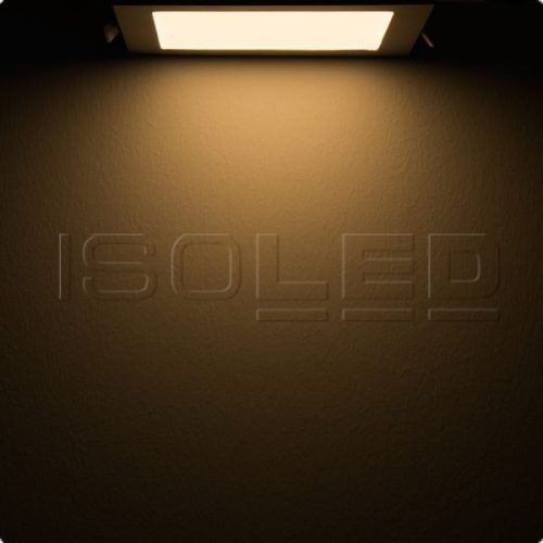 LED mélysugárzó, 9 W, ultra lapos, szögletes, fehér meleg fehér, dimmelheto