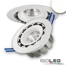   LED süllyesztett szpotlámpa COB, fehér, 15W, 45°, kerek, semleges fehér, dimmelheto