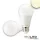 E27 LED fényforrás, 9W, G60, 270°, fehér, meleg fehér