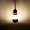 E27 LED fényforrás tükrös fejjel, 4 W, átlátszó, meleg fehér