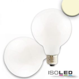   E27 LED Globe fényforrás G95, 8W, 360°, opál,meleg fehér, dimmelheto