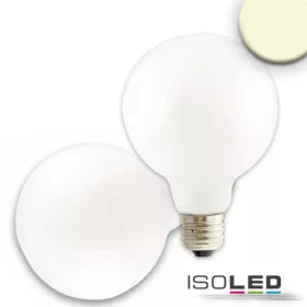   E27 LED Globe fényforrás G95, 8W, 360°, opál,meleg fehér, dimmelheto