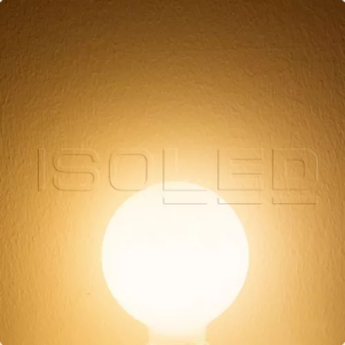 E27 LED Globe fényforrás G95, 8W, 360°, opál,meleg fehér, dimmelheto