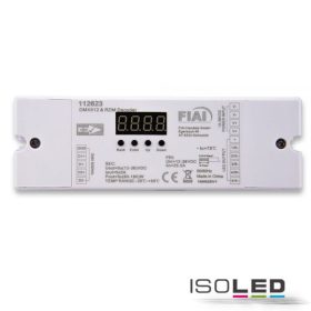   DMX512 RDM 8/16 bit dekóder, 1-5 csatorna, 12-36V 5x5A,48V 5x1.5A