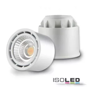   LED szpot fényforrás, SUNSET, GU10, 10W, ezüst, 45°, 2000-2800K, CRI99, külso trafó, Dim-to-warm