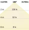 Flexibilis szerelokengyel lineáris lámpához (112704/112705/113092), 2 db