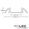LED SURF11 konstrukciós profil, eloxált alumínium, H: H:200 cm