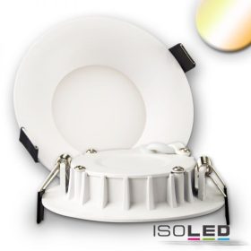   LED mélysugárzó, 8 W, ultra lapos, ColorSwitch 2600K|3100K|4000K, dimmelheto