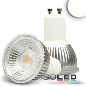   GU10 LED szpot fényforrás, 6 W, ÜVEG, COB, 70°, semleges fehér, dimmelheto