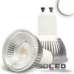   GU10 LED szpot fényforrás, 6 W, ÜVEG, COB, 70°, semleges fehér, dimmelheto