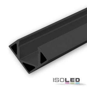   Led Corner11 Sarokprofil, Alumínium Fekete Eloxált, Ral 9005, 200 Cm