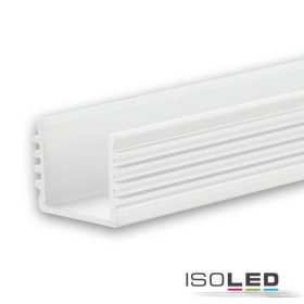   LED SURF12 BORDERLESS konstrukciós profil,  alumínium, porfestett, fehér, RAL 9010,  H:200 cm