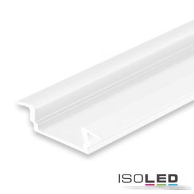   LED DIVE12 FLAT süllyesztett profil, alumínium,  fehér porfestett,  RAL 9010,  H:200 cm