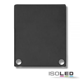   EC44 végfedél SURF/DIVE24 FLAT profilhoz COVER11-el, alumínium, fekete RAL 9005 2 db, csavarral