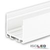 LED SURF24 konstrukciós profil, alumínium, porfestett, fehér RAL 9010,  H:200 cm