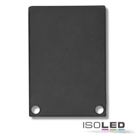   EC48 végfedél SURF/DIVE24 profilhoz COVER11-el, fekete alumínium RAL 9005, 2 db, csavarral