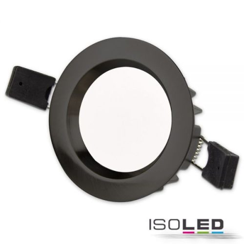 Alumínium fedél, kerek, fekete, visszahúzott Sys-90 süllyesztett szpotlámpáknak