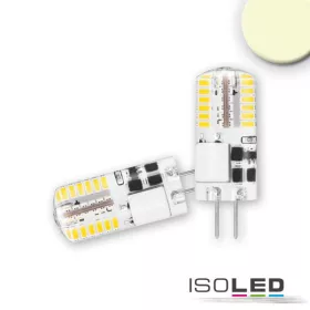 G4 LED fényforrás, 24 SMD, 1,5 W, öntött, meleg fehér