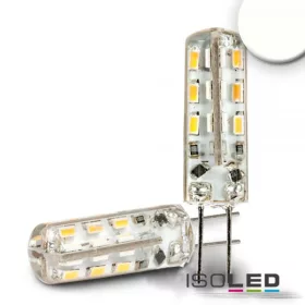   G4 LED fényforrás, 24 SMD, 1,5 W, öntött, semleges fehér