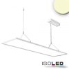 LED Office függesztett lámpa, Up+Down, 20+20 W, 30x120 cm, fehér, UGR<19, 3000K, dimmelheto