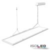 LED Office függesztett lámpa, Up+Down, 20+20 W, 30x120 cm, fehér, UGR<19, 3000K, dimmelheto