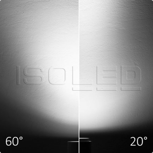 3 Fázisú Sínre Szerelheto Spotlámpák, Fókuszálható, 35 W, 20°-60°, Matt Fehér, 4000K