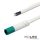 Mini-Plug kábel, female foglalat, 1 m, 2x0,75, fehér-zöld, max. 24 V/6 A