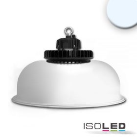   LED csarnoklámpa FL, 200 W, alumínium búra, IP65, hideg fehér, 80°, DALI dimmelheto