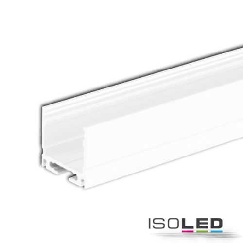 LED SURF16 konstrukciós profil alumínium, fehér, porbevonatos, RAL 9010, 200 cm