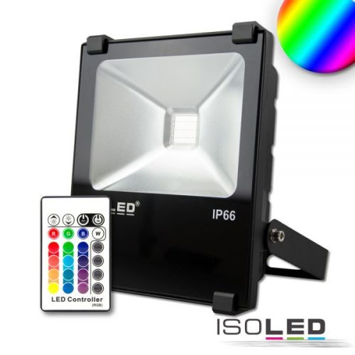 LED fényveto 30 W, RGB, IP66, rádiós távirányítóval
