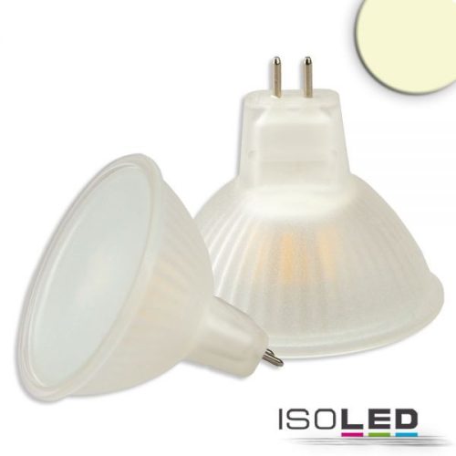 MR16 LED szpot fényforrás, 3,5 W, 270°, opál, meleg fehér