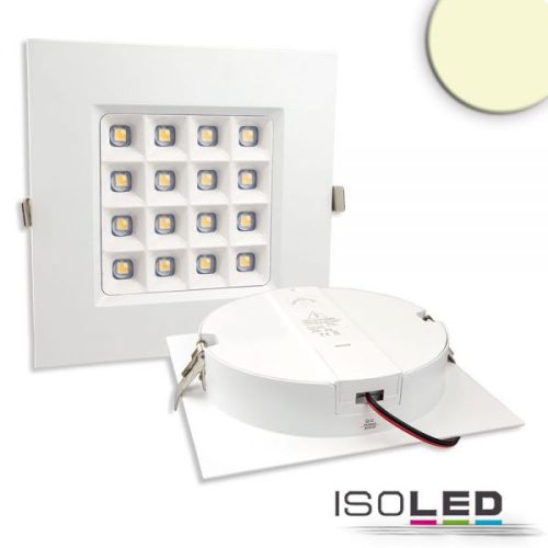 LED-es downlight Prism vakításcsökkentett 10W, IP54, meleg fehér, dimmelheto