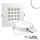 LED-es downlight Prism vakításcsökkento 10W, IP54, semleges fehér, dimmelheto