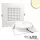 LED-es downlight Prism vakításcsökkentett 25W, IP54, meleg fehér, dimmelheto