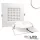 LED-es downlight Prism vakításcsökkento 25W, IP54, semleges fehér, dimmelheto