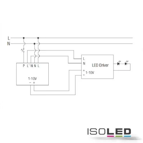 Hf-Mozgásérzékelo 230 V, Nappali Fény Vezérlés, 800 W Push-Switch & Dim, 1-10 V Kimenet