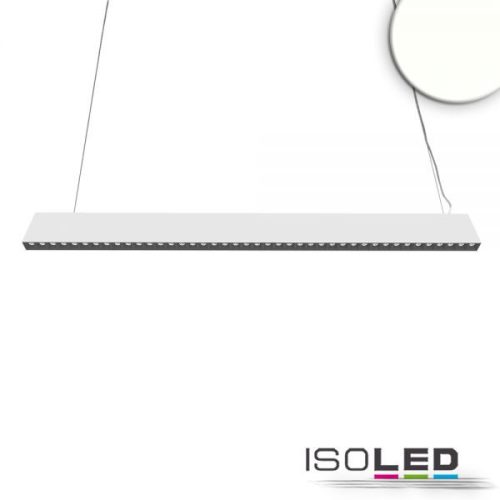 LED függesztett lámpa,vetítolencsés,Up+Down,15 +32 W,8,5x128 cm,fehér,UGR <6,4000 K,1-10V dimmelheto